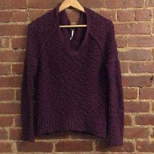 Super soft free people purple sweater